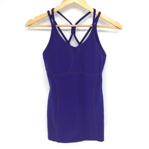 Athleta Empowerment Purple Workout Tank Top